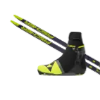 Установка креплений на лыжи